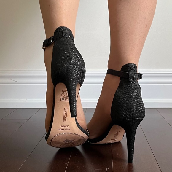 Vince Camuto sparkly black heels for sale - Picture 3 of 9